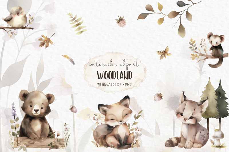 woodland-animals-png-clipart