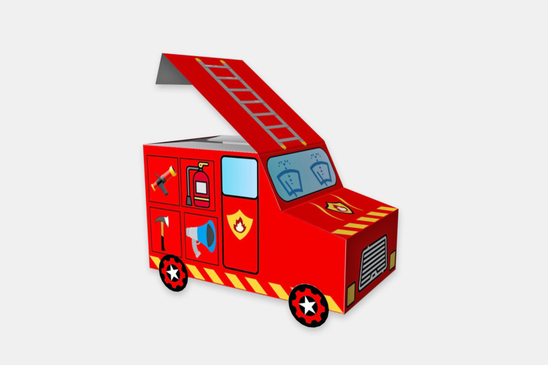 fire-truck-favor-3d-papercraft