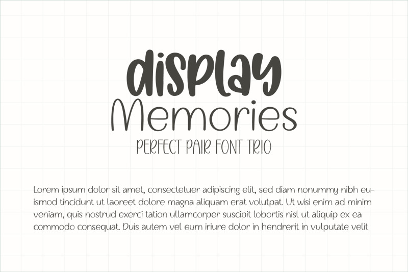 display-memories-cute-trio-font-for-planner