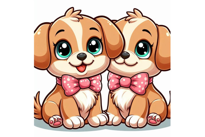 a-cartoon-puppy-with-a-bowtie