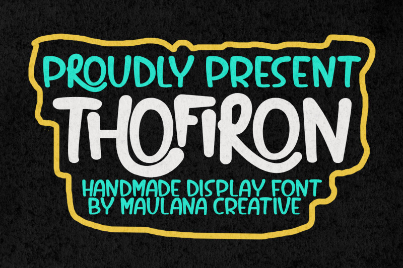 thofiron-handmade-brush-display-font