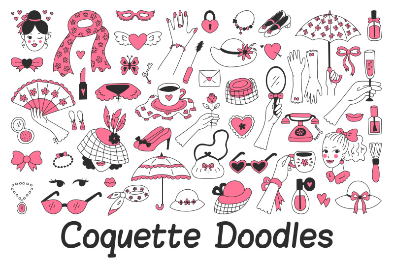 coquette-doodles-png-clipart