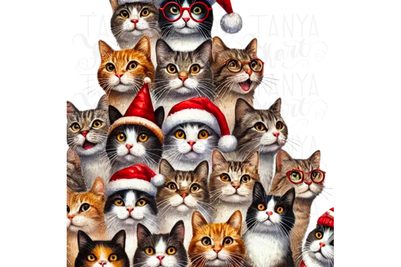 merry-catmas-digital-print-transparent-design-for-sublimation-and-car