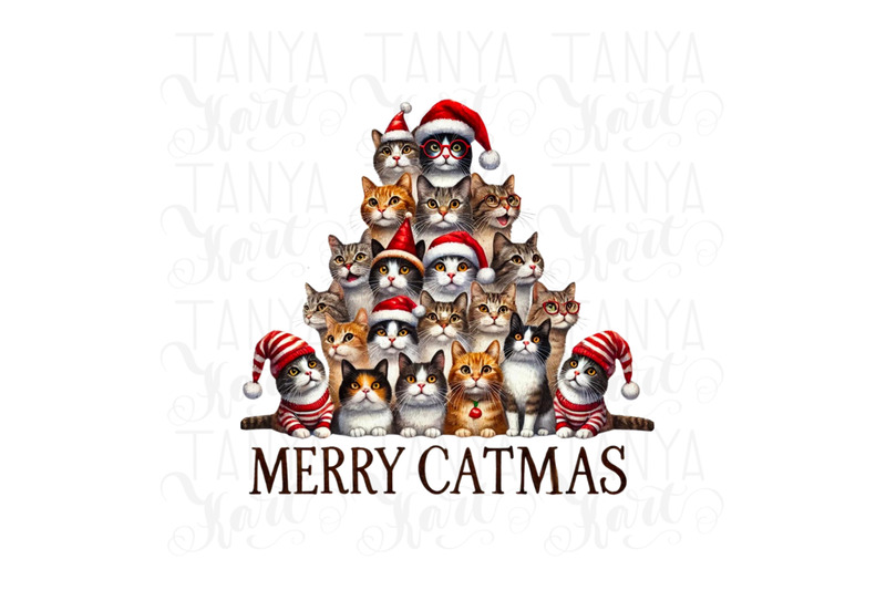 merry-catmas-digital-print-transparent-design-for-sublimation-and-car