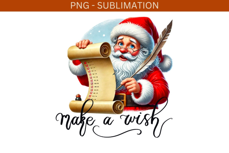 make-a-wish-png-merry-christmas-design-sublimation-transparent-tshi