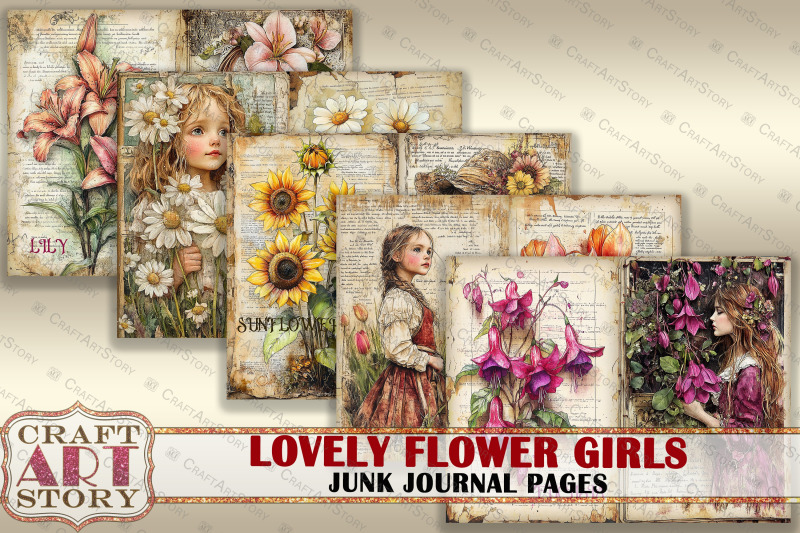 vintage-lovely-flower-girls-junk-journal-kit-1-scrapbooking