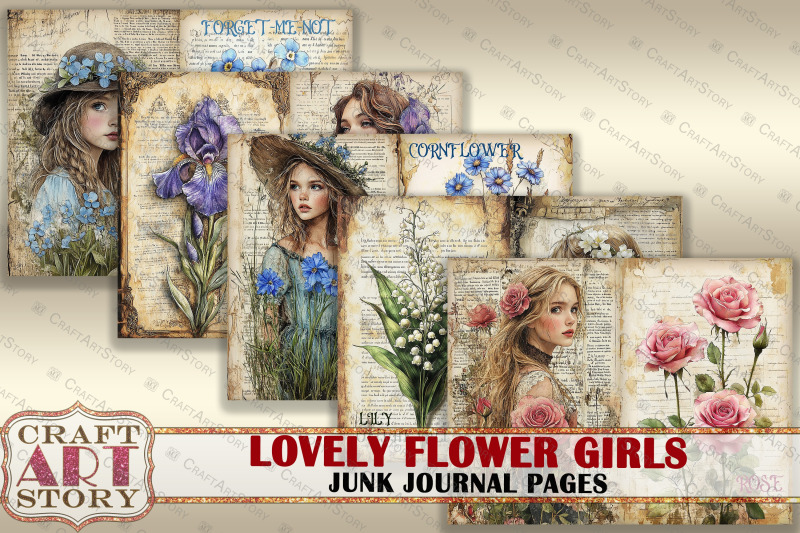 vintage-lovely-flower-girls-junk-journal-kit-1-scrapbooking