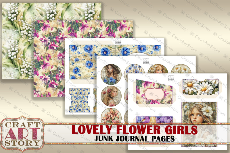 vintage-lovely-flower-girls-junk-journal-kit-1-scrapbooking