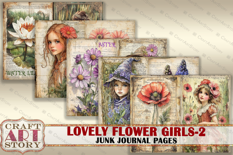 vintage-lovely-flower-girls-junk-journal-kit-1-scrapbooking