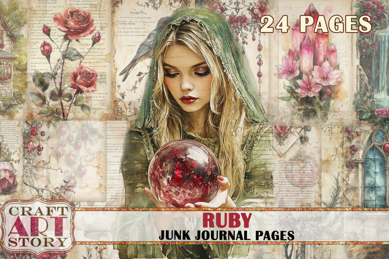 romantic-ruby-junk-journal-pages-fairy-ruby-scrapbook