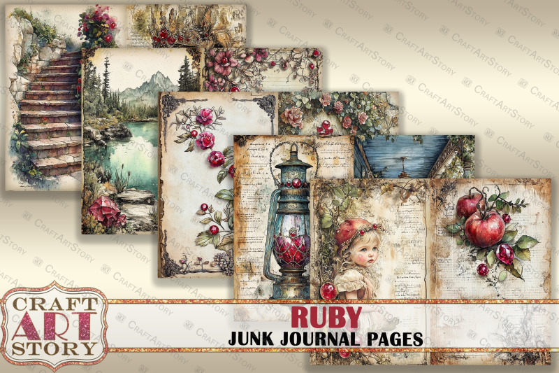 romantic-ruby-junk-journal-pages-fairy-ruby-scrapbook