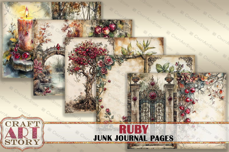 romantic-ruby-junk-journal-pages-fairy-ruby-scrapbook