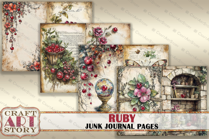 romantic-ruby-junk-journal-pages-fairy-ruby-scrapbook