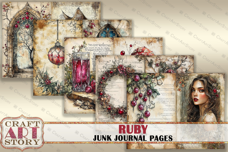 romantic-ruby-junk-journal-pages-fairy-ruby-scrapbook