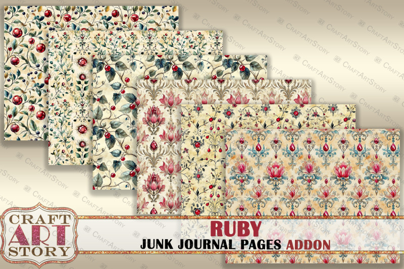 romantic-ruby-junk-journal-pages-fairy-ruby-scrapbook-addon