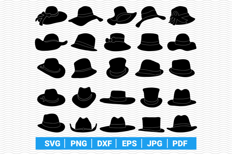 svg-hats-male-female-black-silhouettes-digital-clipart