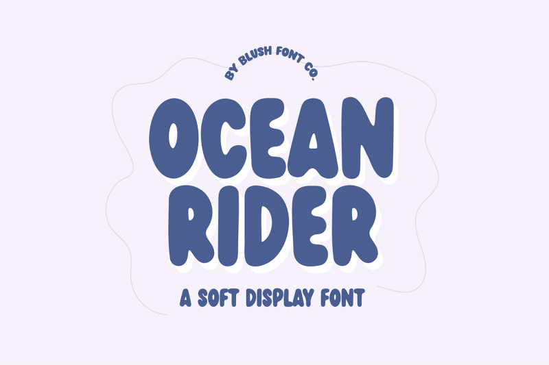 ocean-rider-cute-bubble-font