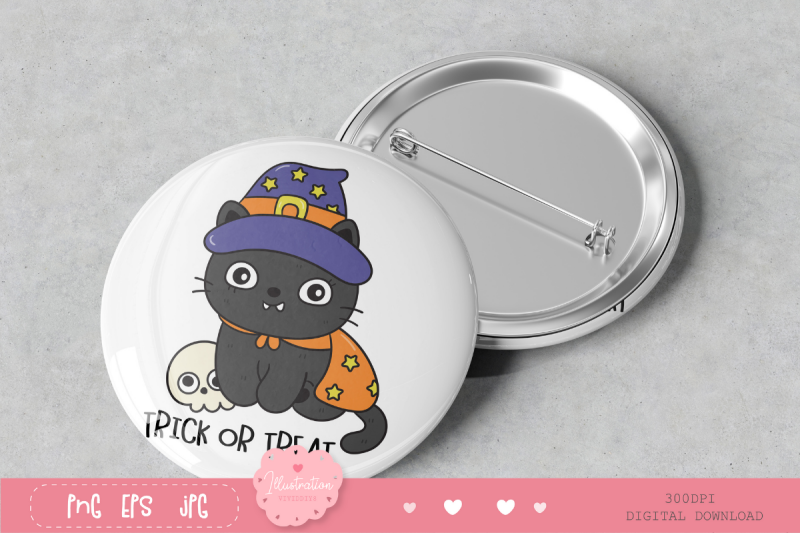 halloween-cat-witch-cartoon-kawaii-clipart-trick-or-treat