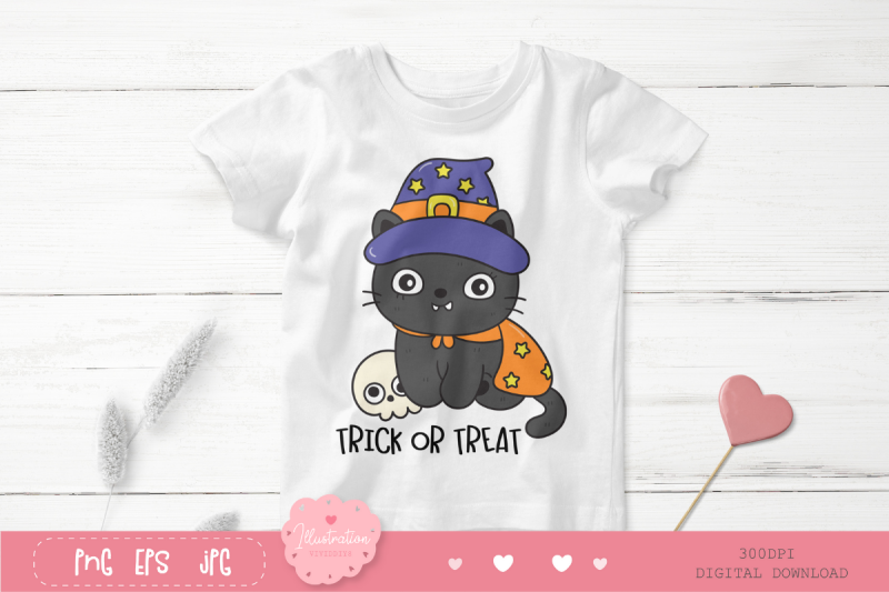 halloween-cat-witch-cartoon-kawaii-clipart-trick-or-treat