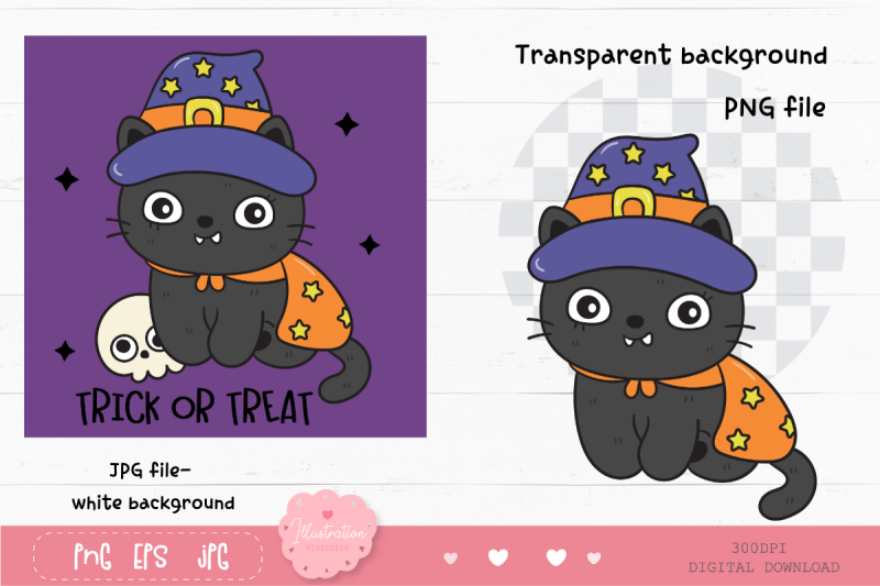 halloween-cat-witch-cartoon-kawaii-clipart-trick-or-treat