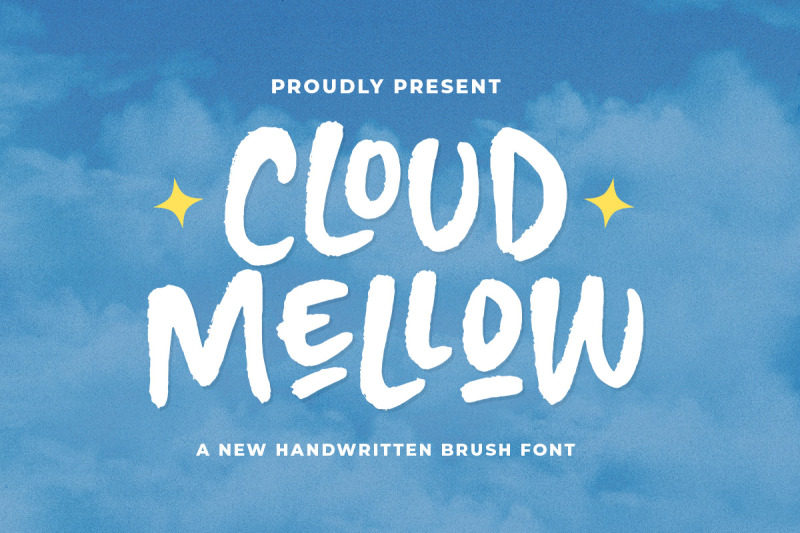 cloud-mellow-brush-handwritten