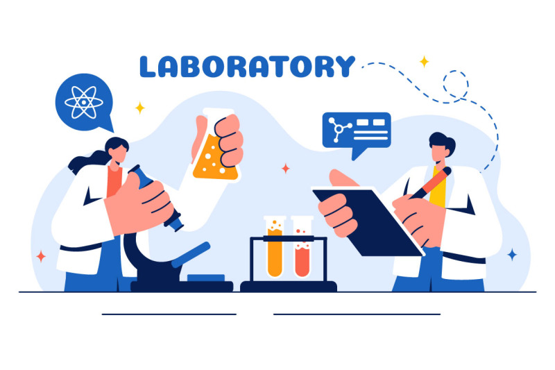 18-laboratory-science-illustration