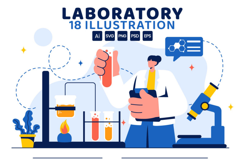 18-laboratory-science-illustration