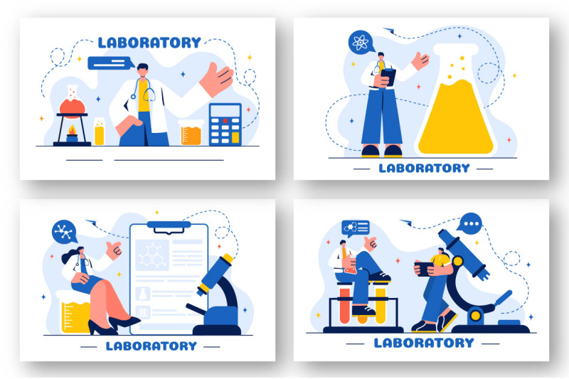 18-laboratory-science-illustration