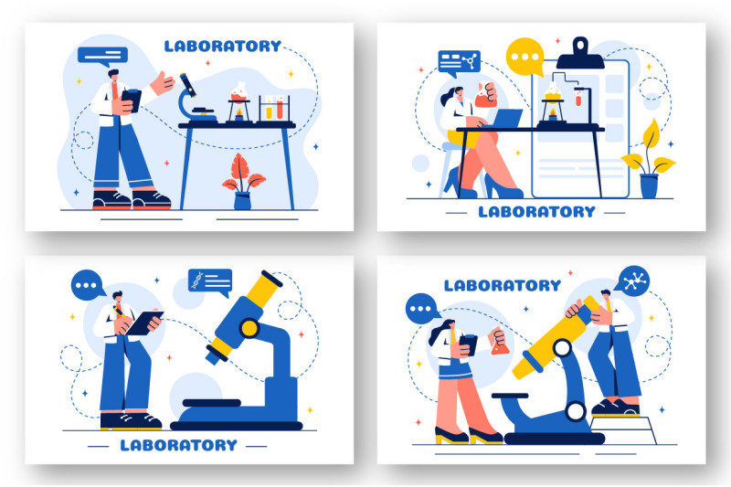 18-laboratory-science-illustration