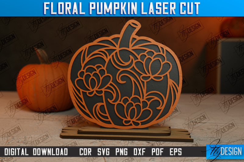 floral-pumpkin-pumpkin-ornaments-halloween-dcor-cnc-file