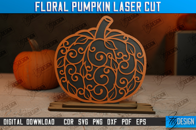 floral-pumpkin-pumpkin-ornaments-halloween-dcor-cnc-file