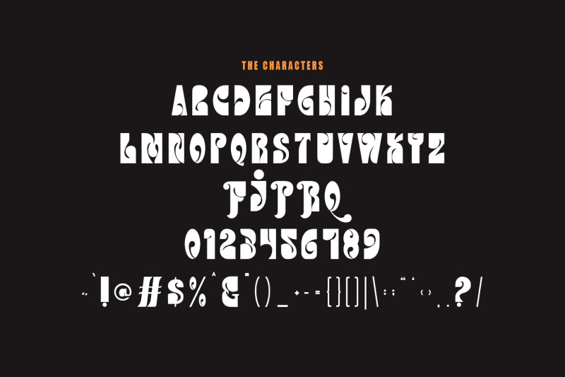 flanatta-psychedelic-display-font