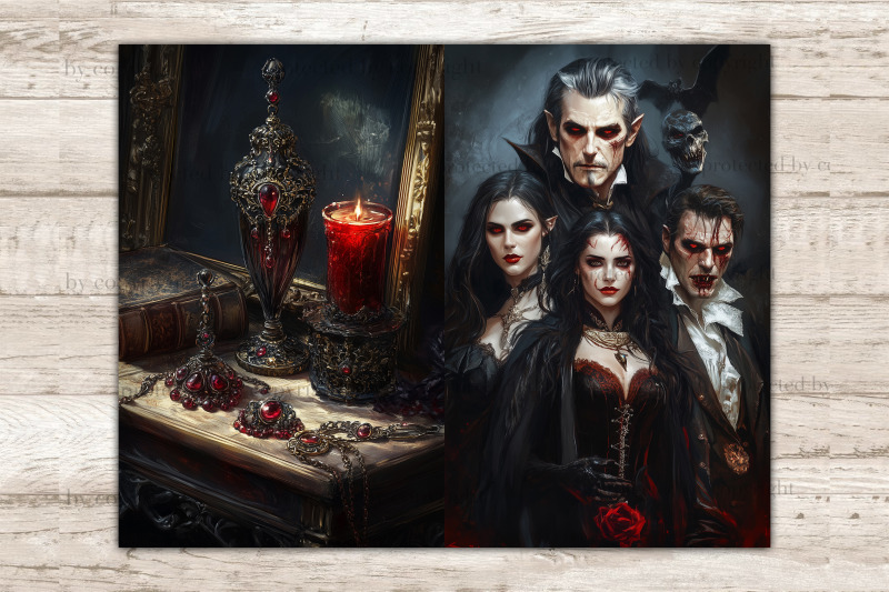 vampire-junk-journal-pages-horror-printable