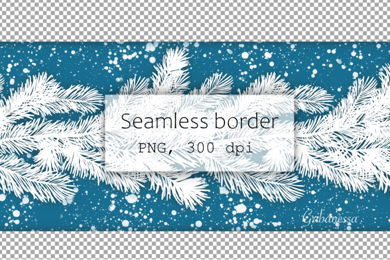 christmas-blue-seamless-border-with-fir-branches