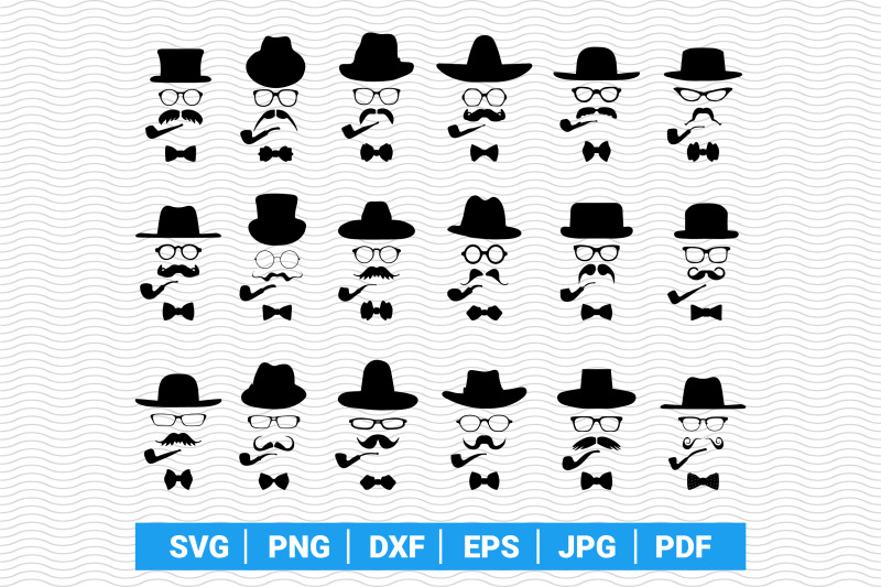 svg-gentleman-accessories-black-silhouettes-digital-clipart