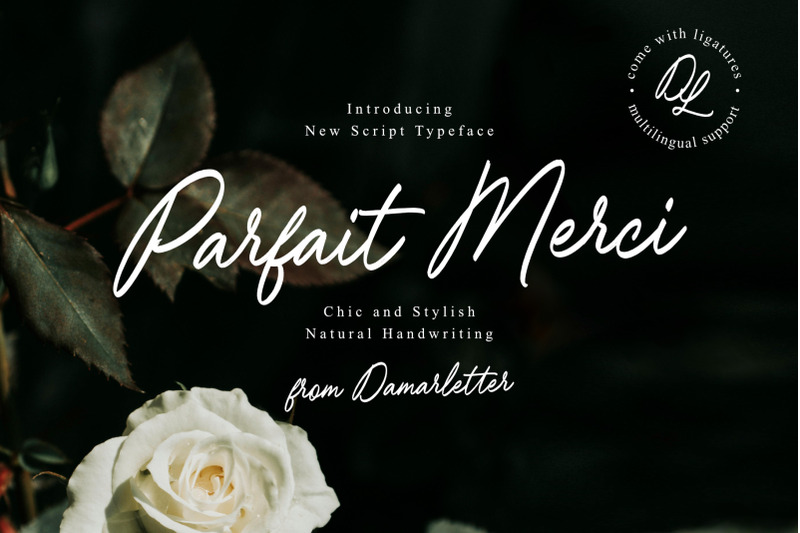 parfait-merci-handwriting-script