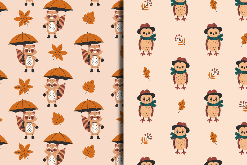 fall-animals-amp-leaves-seamless-patterns-jpg-eps