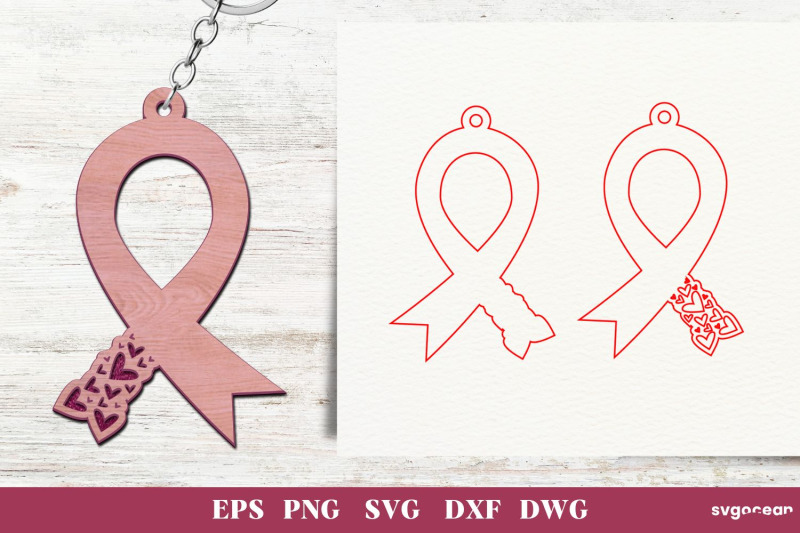 cancer-awareness-keychains-laser-cut