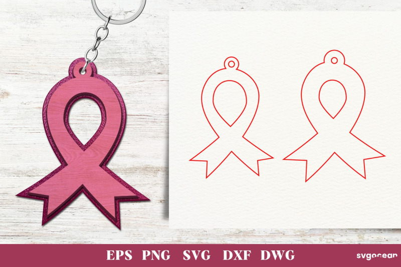 cancer-awareness-keychains-laser-cut