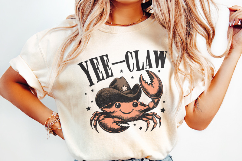 yee-claw-crab-png-funny-cowboy-crab-beach-cowgirl-png-beach-cowboy