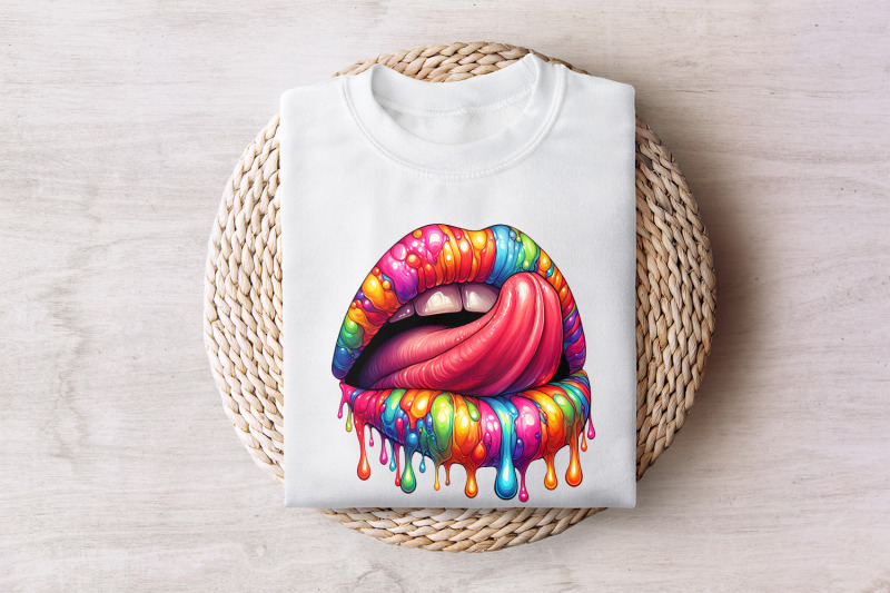 rainbow-lips-png-dripping-lip-clipart-digital-download-colorful-png