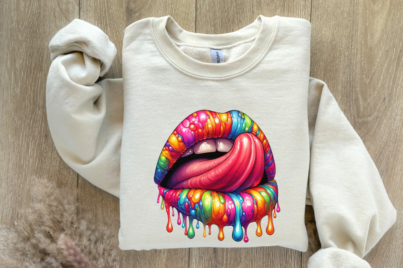 rainbow-lips-png-dripping-lip-clipart-digital-download-colorful-png