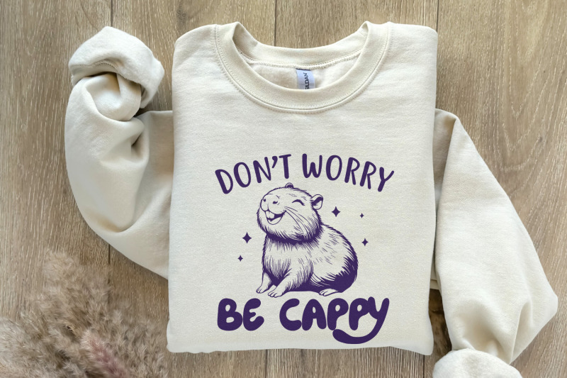 don-039-t-worry-be-capy-png-swag-capybara-png-chill-vibes-only-capybara