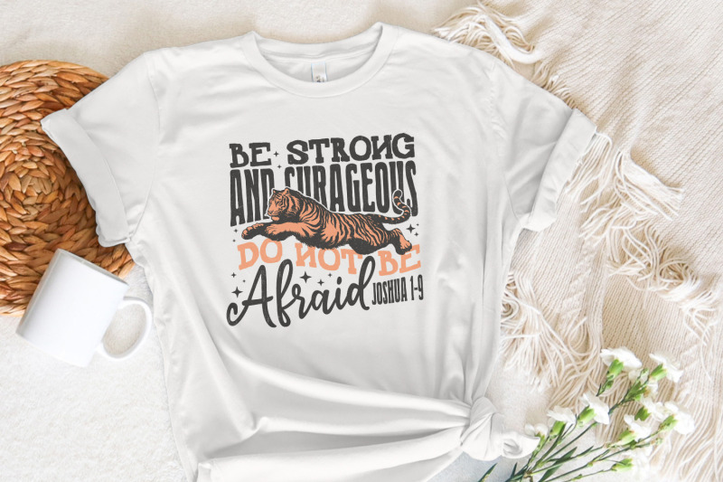 be-strong-and-courageous-sublimation-design-christian-png-faith-png