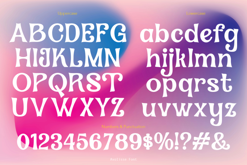 avolisse-classic-font