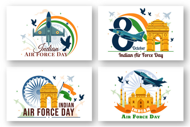 12-indian-air-force-day-illustration