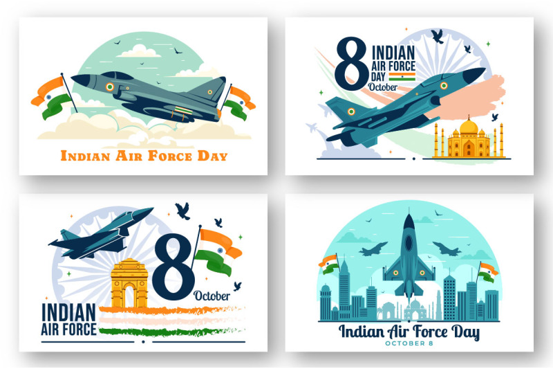 12-indian-air-force-day-illustration