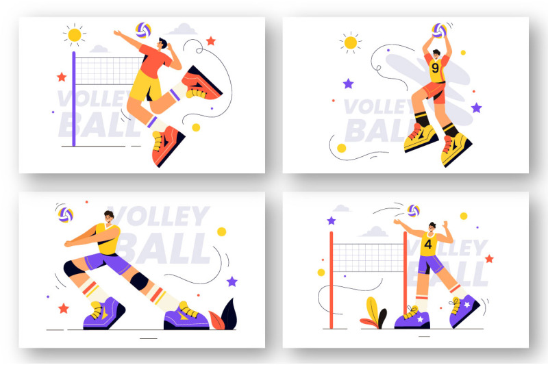 10-volleyball-player-illustration