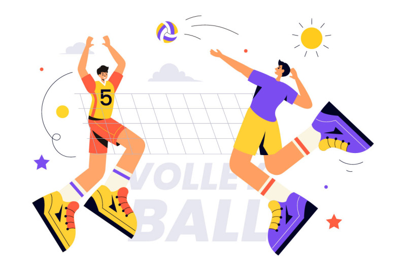 10-volleyball-player-illustration