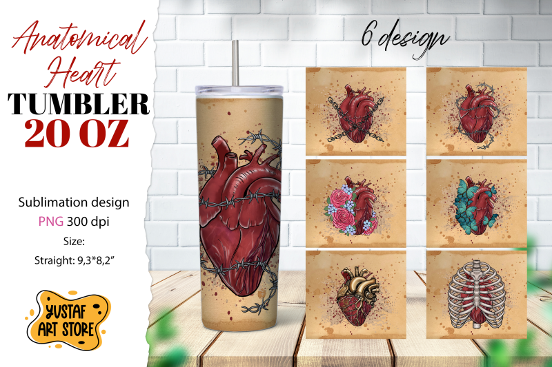 anatomical-heart-tumbler-bundle-6-hand-painted-design